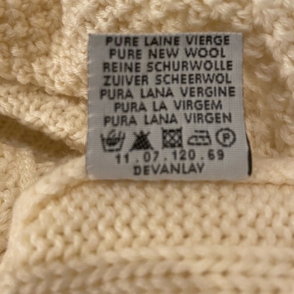 Women’s Authentic Lacoste Cream Tunic Sweater - Picture 4 of 11